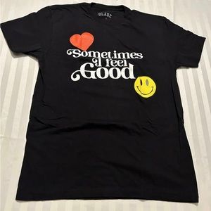 Blaqe Black T-shirt Sometimes I feel good -front
Back - Sometimes I feel sad